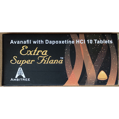 特級阿伐那雙效片|Extra Super Filana黑水鬼260mg|助勃+延時|治療陽萎早洩 2